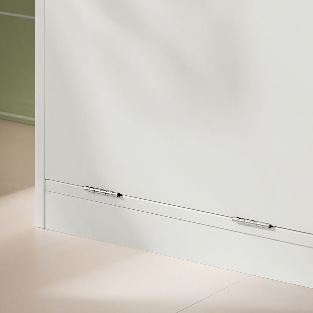 SoBuy Badezimmerschrank Wäscheschrank mit Wäschesäcken Produktbild 9