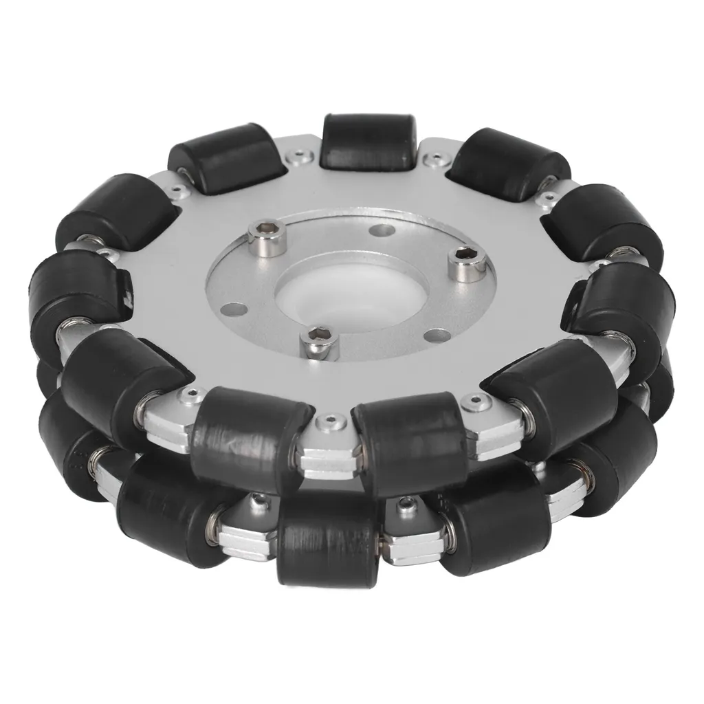 Roue multidirectionnelle Omni double 127mm pour châssis de robot
