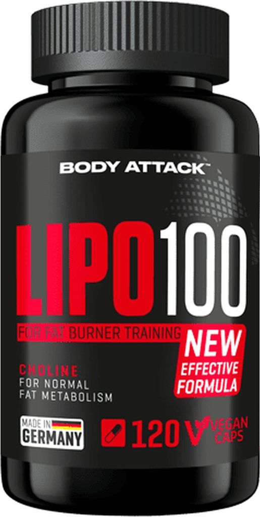 Lipo 100 Body Attack - 120 Kapseln