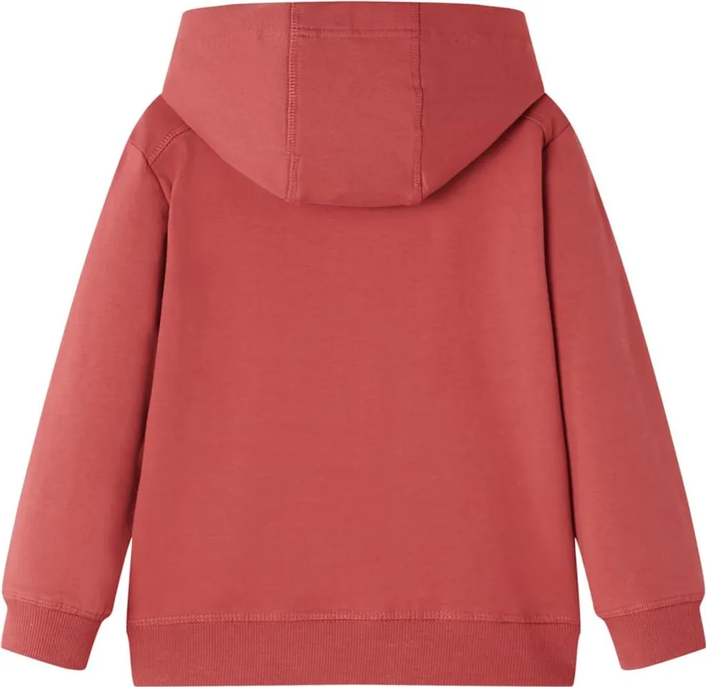 Ultimi Pezzi! Felpa vidaXL Bambini Rosso Scuro 104 - Sconto Flash