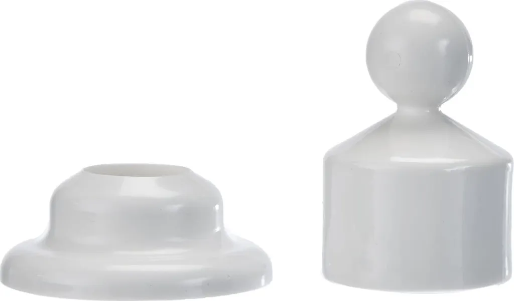 Fixation murale stable pour barre 25mm - Solution pour penderie blanche - 2