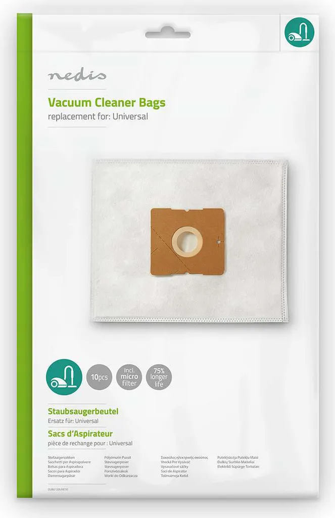 dustwave® Mega Pack - 20 Dust Filter Bags for Clatronic - BS 1300 Vacuum Cleaner - Made in Germany + Includes Micro Filter