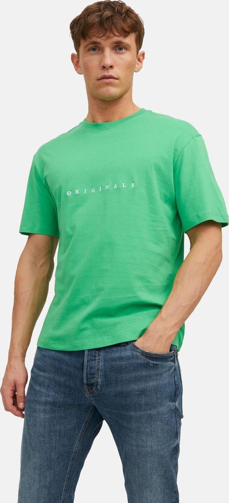 Jack & Jones T-Shirt COPENHAGEN Kurzarmshirt mit Rundhalsausschnitt und Stickerei