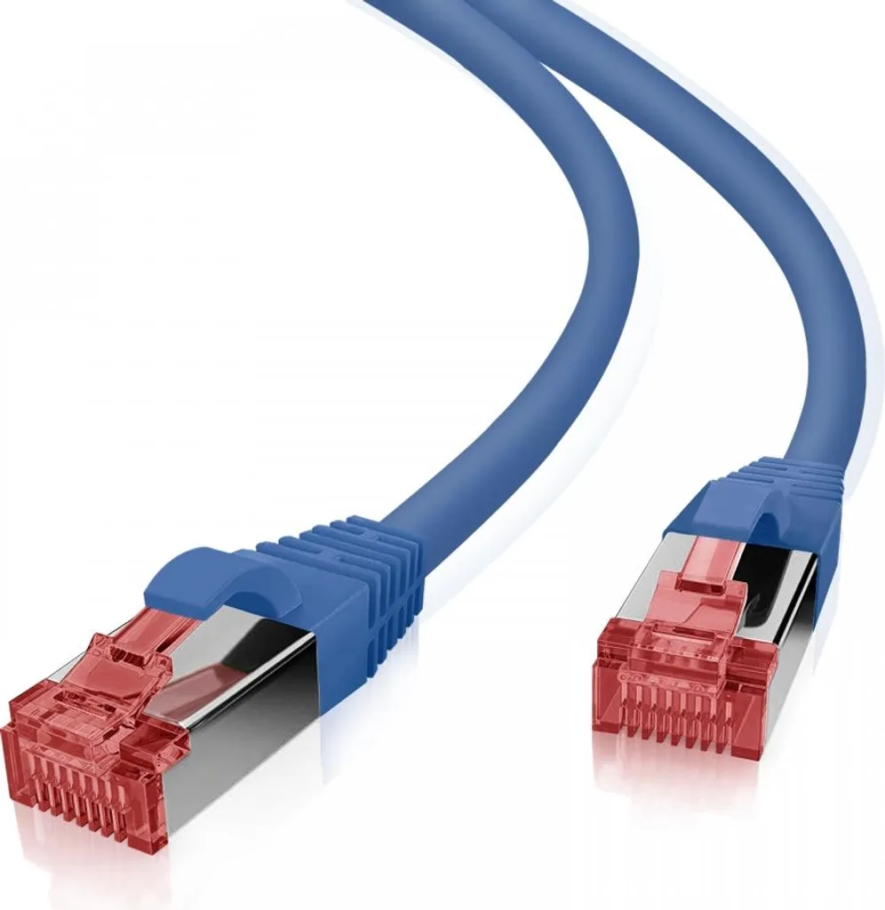 Helos 117988 helos cavo patch S/FTP Cat 6 blu 5,0m