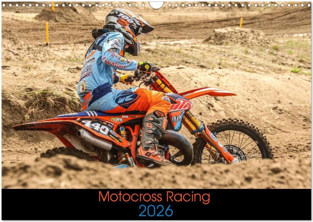 Motocross Racing 2026 (Wandkalender 2026 DIN A3 quer), CALVENDO Monatskalender