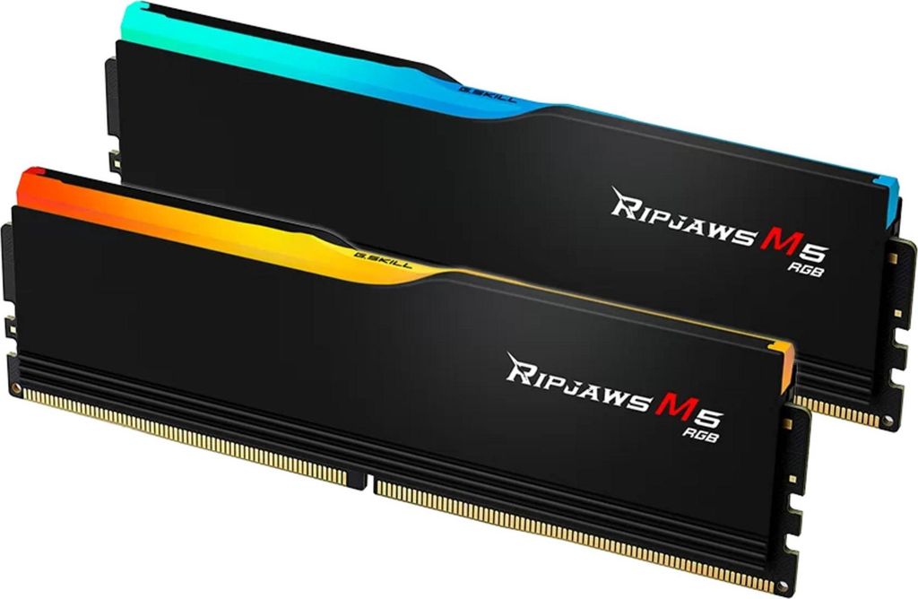 DIMM 32 GB DDR5-6000 (schwarz, F5-6000J2836G16GX2-RM5RK, Ripjaws M5 RGB, INTEL XMP)