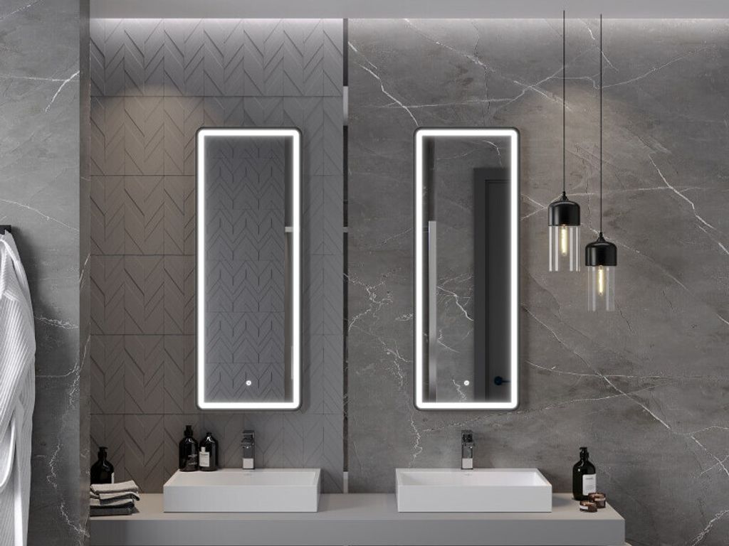 Mexen Coro podsvícené koupelnové zrcadlo 45 x 120 cm, LED Obrázek produktu 4
