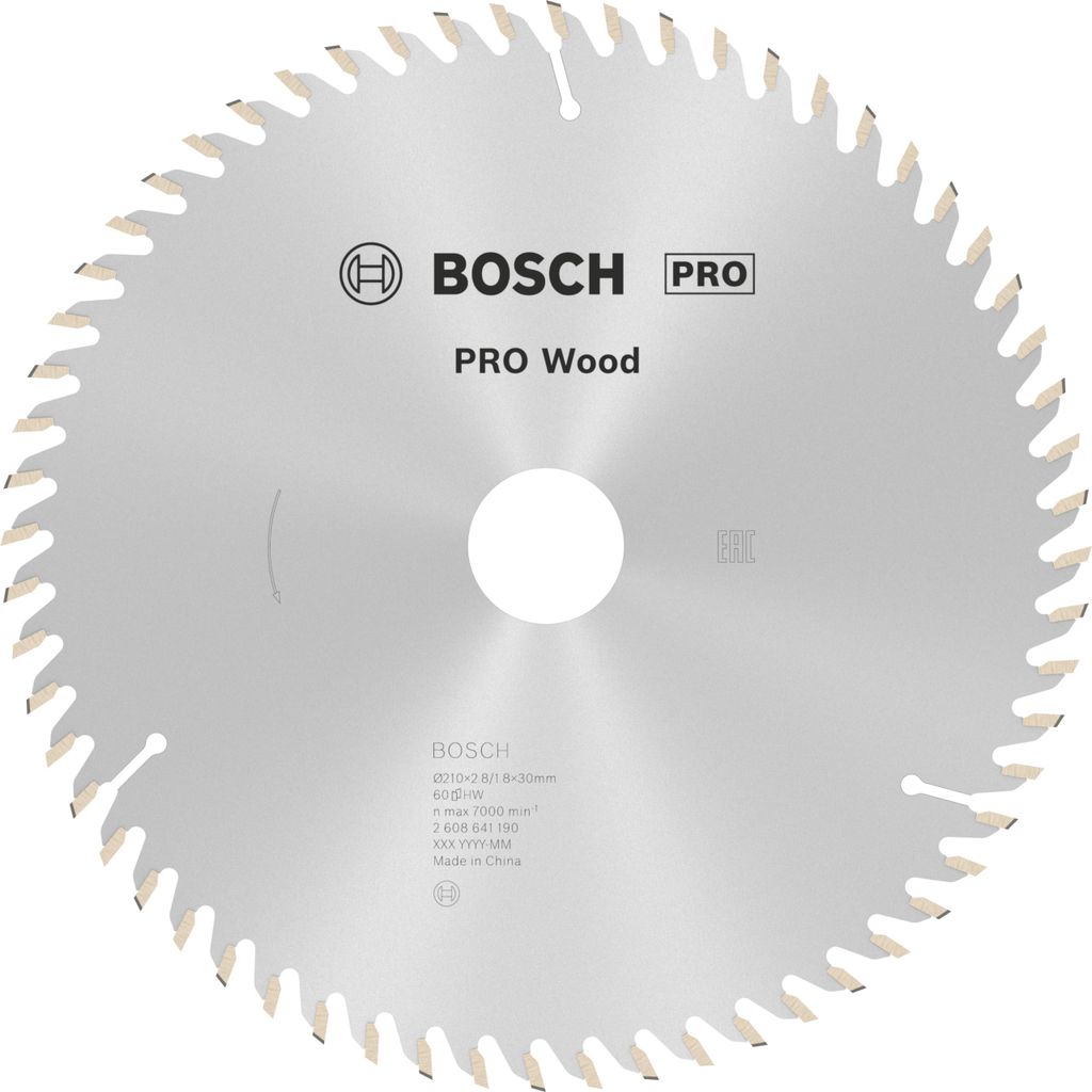 Bosch pilový kotouč Optiline Wood 210x2,8x30 mm 60z Obrázok produktu 