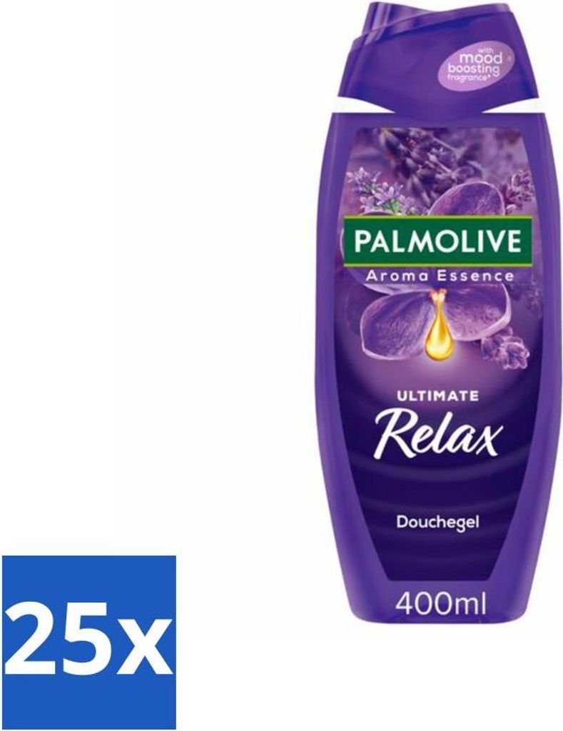 Palmolive - Aroma Essences Ultimate Relax - Duschgel - Entspannender Duft - 400 ml - Vorteilspack - 25 Stücke