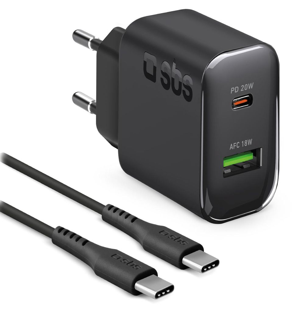 SBS Wall Charger Kit 20W, Geeignet Für Macbook Neo Produktbild 