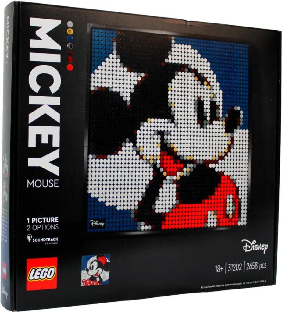 LEGO 31202 Art: Disney's Mickey Mouse set, poster, Productafbeelding 