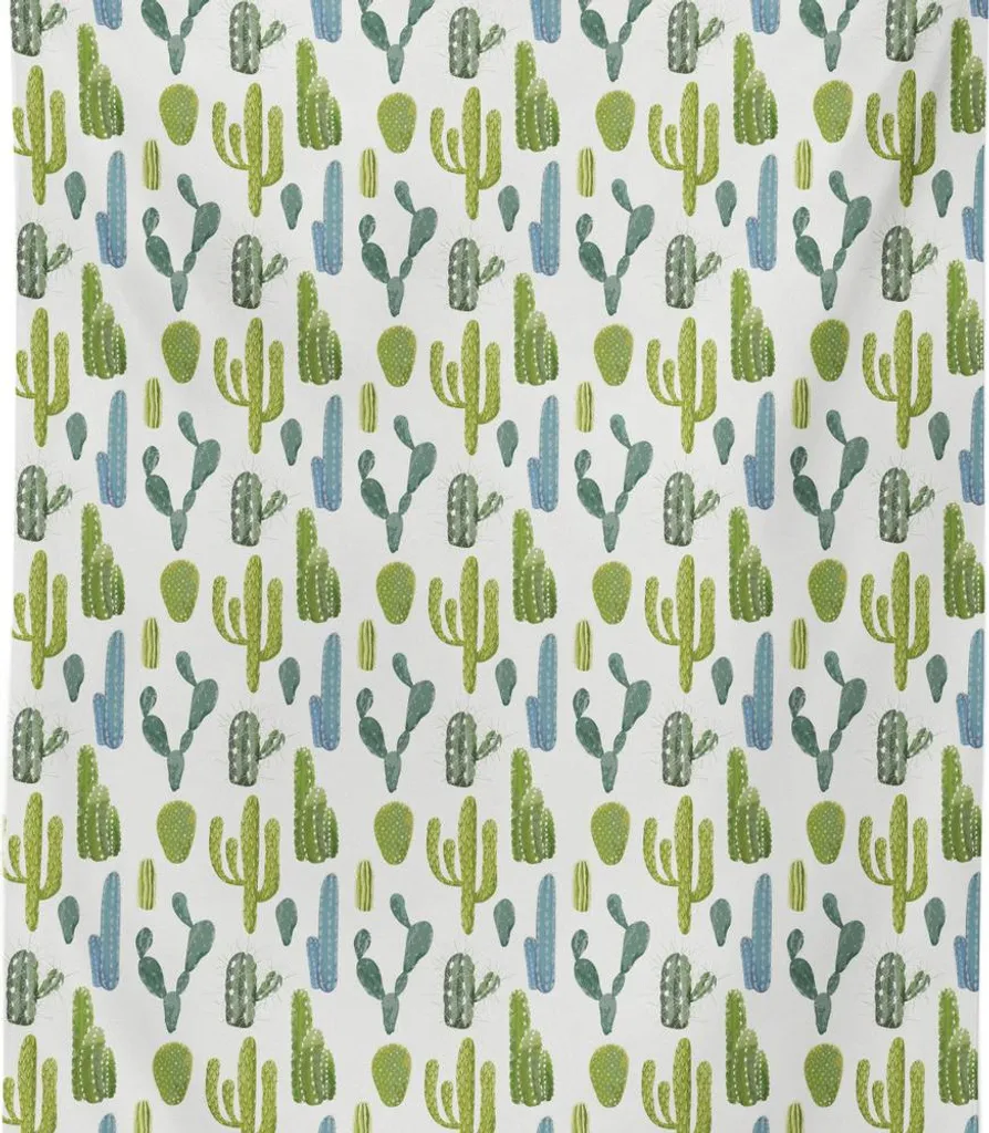 Tovaglia per Feste Tema Cactus ABAKUHAUS - Decorazione Esotica 140x200 - 2