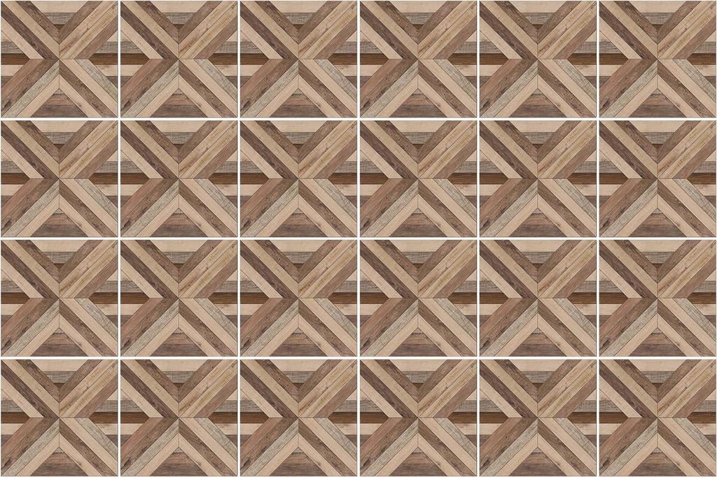 Fliesenaufkleber 20 x 20 cm – 24 Stück – Selbstklebend – Wasserfest – Pflegeleicht – Hitzebeständig – Für Küche & Bad – Holzparkett
