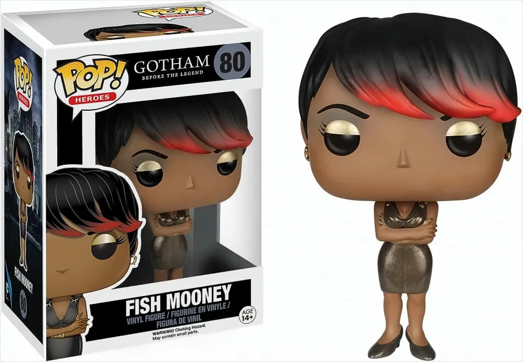Figurine Funko Pop Gotham Fish Mooney idéale pour décorer un bureau