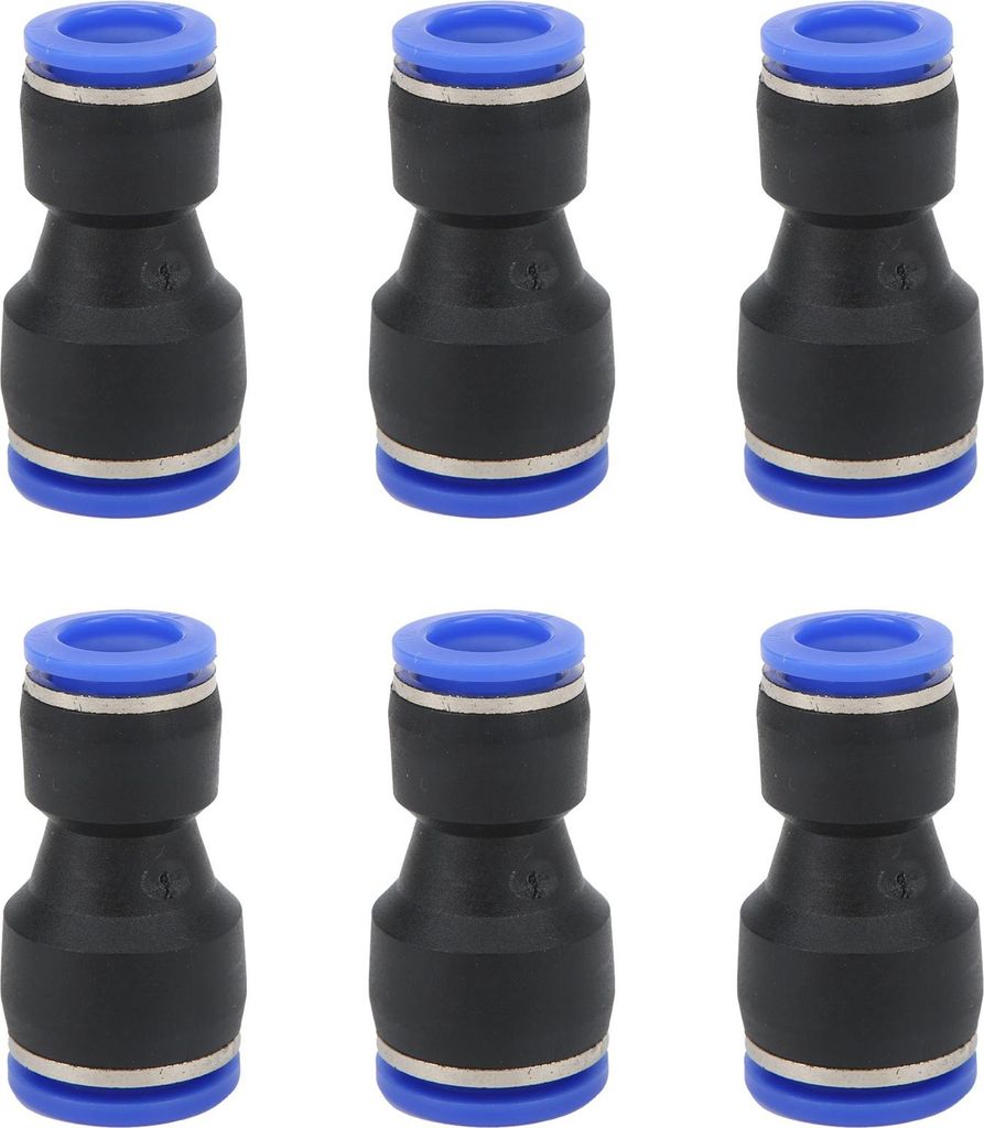 20 Stück gerade Steckverbinder, praktische, langlebige und robuste druckbeständige Druckluftleitungen