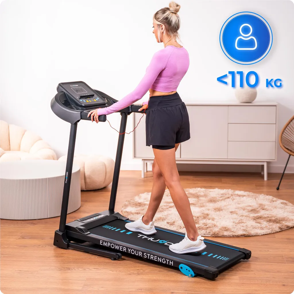 Tapis de course pliable 12,8 km/h Thunder G8000 avec HP Bluetooth