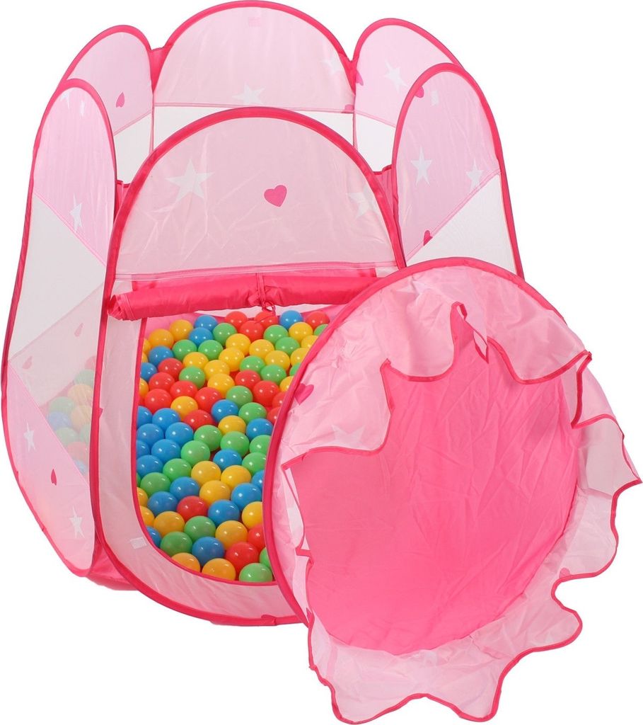 Kiduku Kinderspielzelt mit 100 Bällen und Tasche Bällenbad Produktbild 12