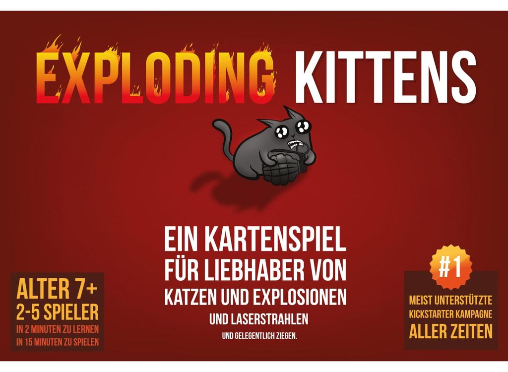 Asmodee Exploding Kittens, Gra karciana, Gry hazardowe, 7 Zdjęcie produktu 