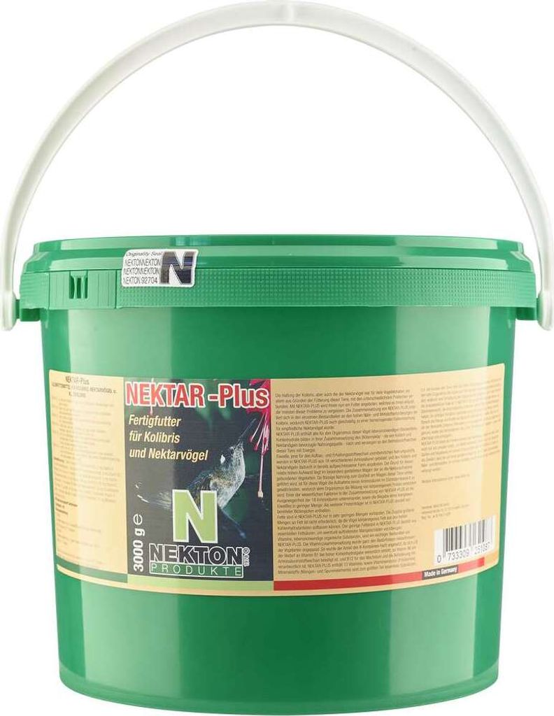 Nekton Nektar-Plus Für Kolibris, Amazonen Und Loris 3Kg - Vollwertige Ernährung