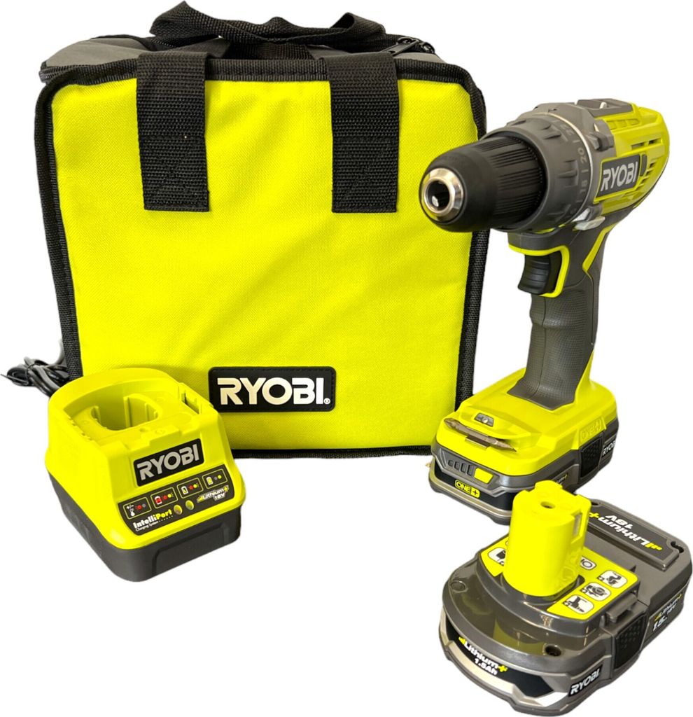 RYOBI Akku-Bohrschrauber R18DD3-215S ONE+ Akkuschrauber, Produktbild 