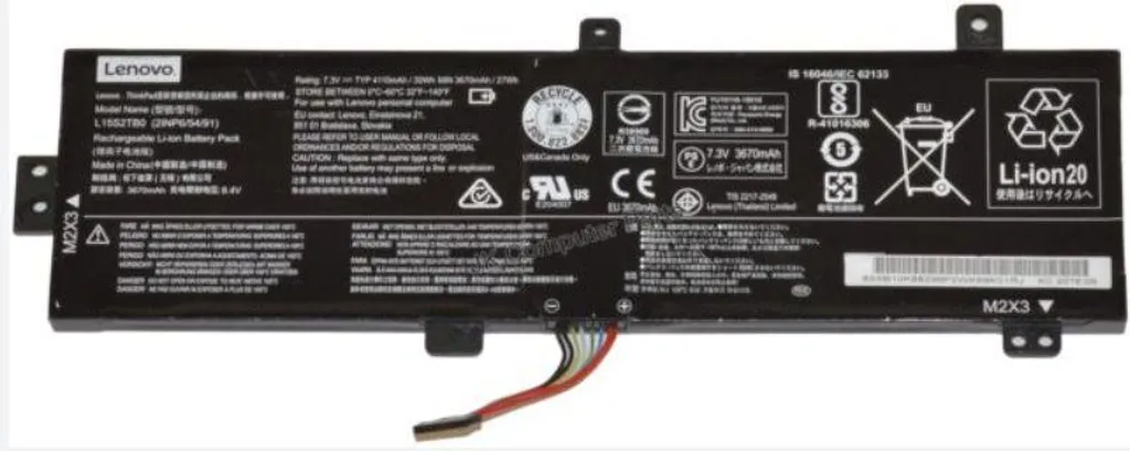 Batterie L15S2TB0 (5B10K88299) 7.3V pour Lenovo G15 SY 30Wh 2-cell