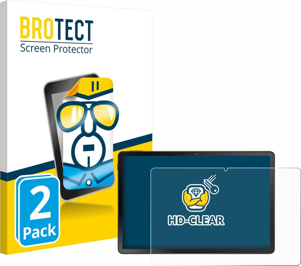 2x Für Doogee U11 Pro Schutzfolie BROTECT Displayschutz Produktbild 