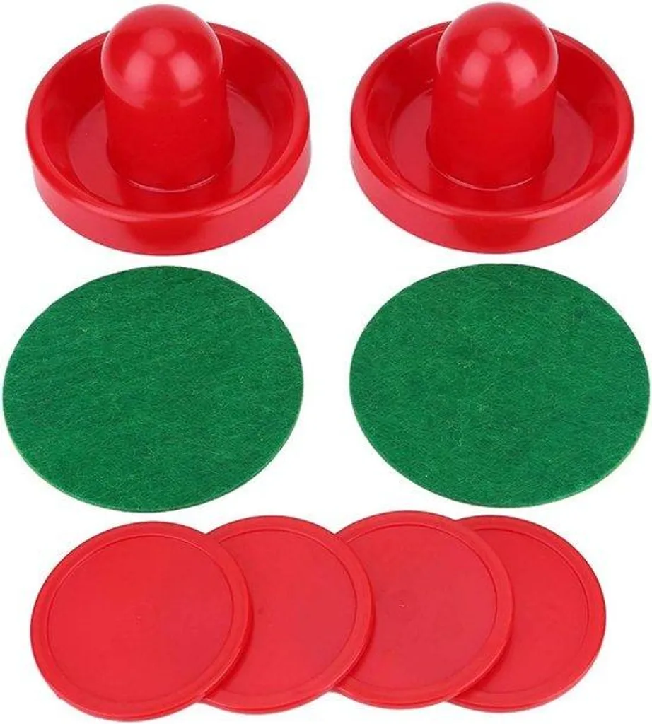 Palets de Air Hockey Haute Densité 76mm avec Poussoirs de Protection