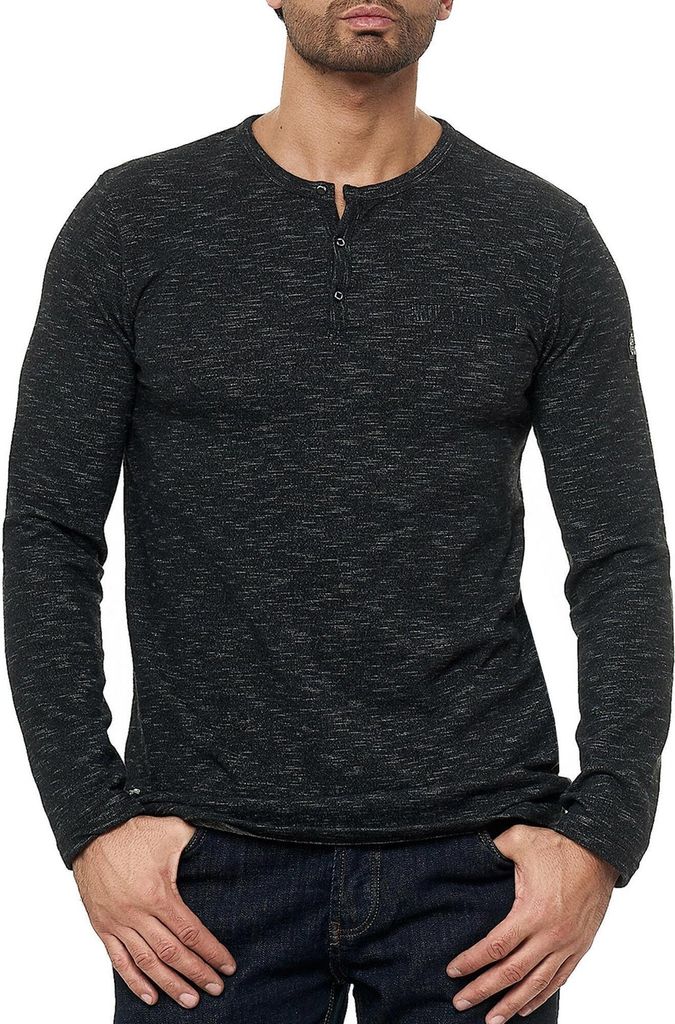 Red Bridge Herren Longsleeve Sweatshirt Chest-Pocket Produktbild 