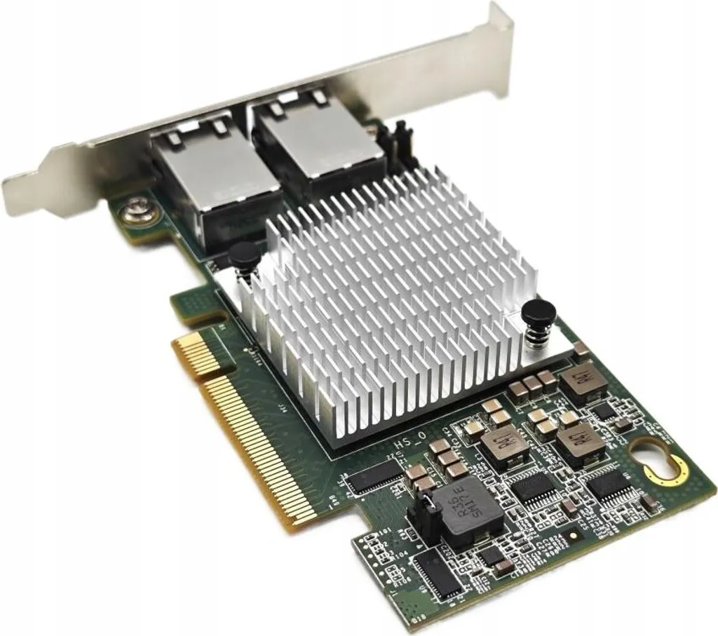 Adaptateur Réseau LAN 10GbE Double Port avec Interface PCI-E et Low Profile - 5