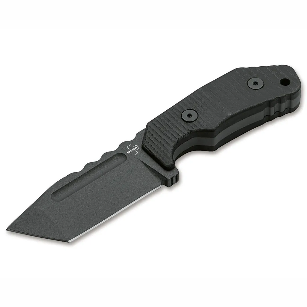 Couteau fixe indestructible Böker Plus Little Dvalin Tanto 02BO034 Noir
