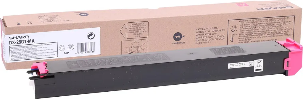 Toner original Sharp DX-25GTMA Magenta pour imprimante série DX-2500