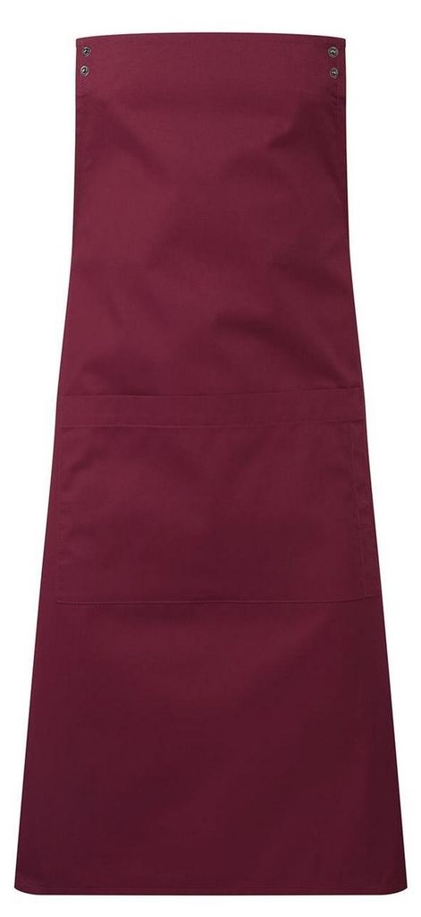 Premier - Schürze Körper "Colours Swap & Pop" LT5629 (Einheitsgröße) (Burgunderrot)