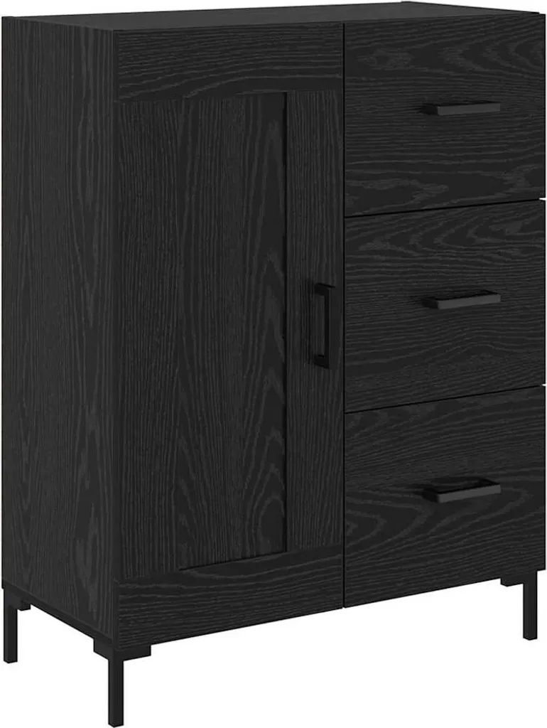 Mobile Credenza SYFAX™ Rovere Nero - Eleganza e Ordine per la Casa