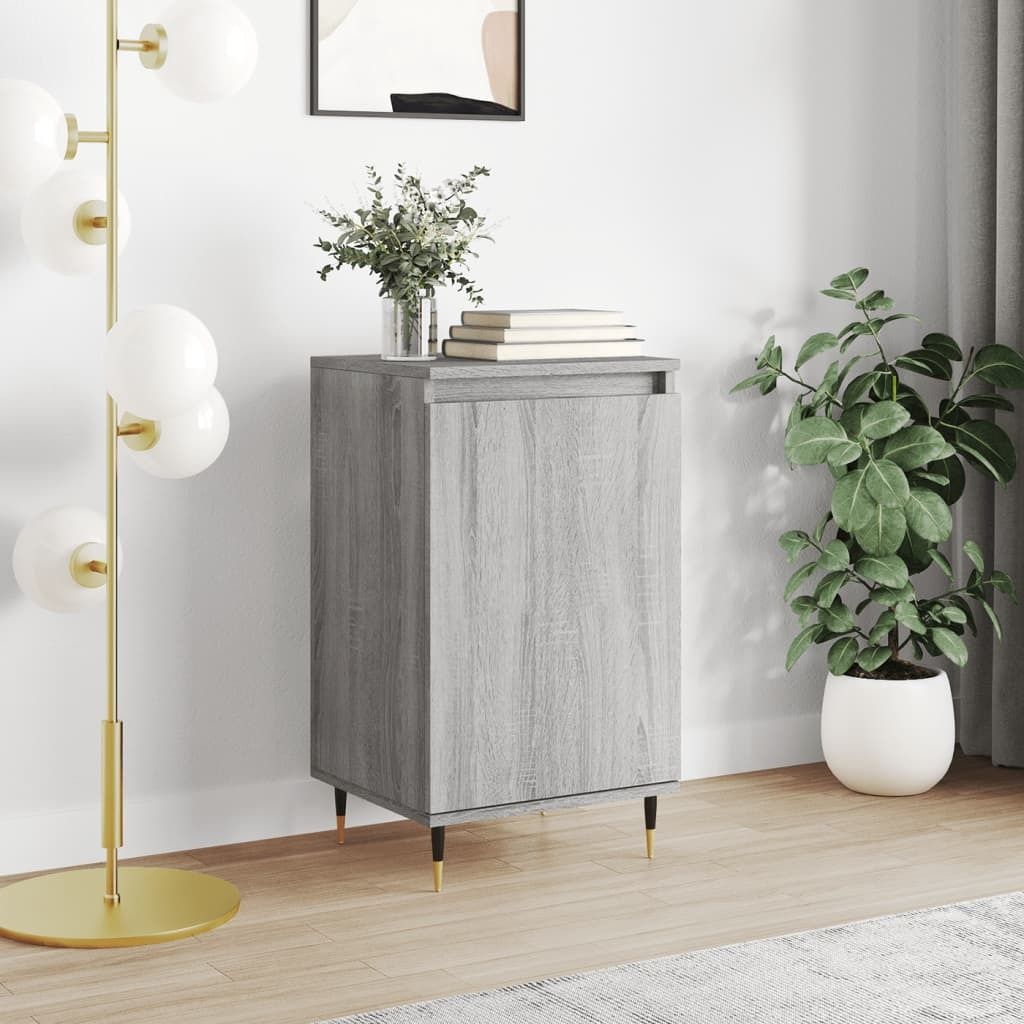 The Living Store Sideboard Grau Sonoma 40x35x70 cm Holzwerkstoff
