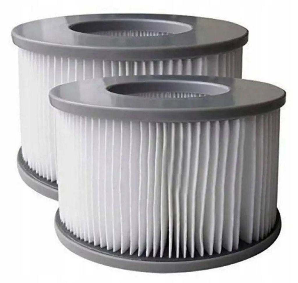 MSPA Filterkartuschen 2er Set, weiß/grau, Ø 10,6 x 6,7 cm, Produktbild 