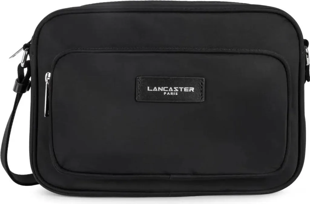 Sac bandoulière Lancaster Basic Vita Noir - Besace Zippée Format L