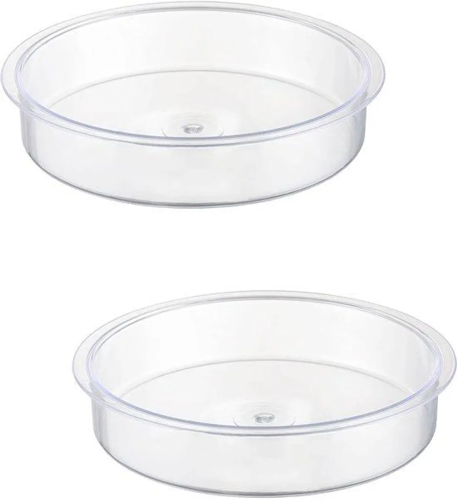 Bain d'Oiseaux Résistant en Plastique Ø 17,2 cm Lot de 2 Abreuvoirs