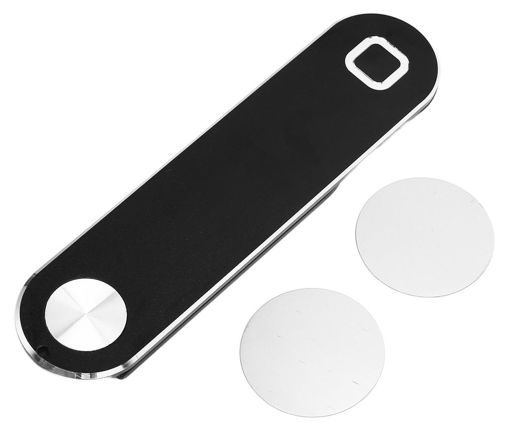 Laptop-Telefonhalter, starker magnetischer Ständer aus Aluminiumlegierung, Computer-Monitor-Erweiterungshalterung, Schwarz