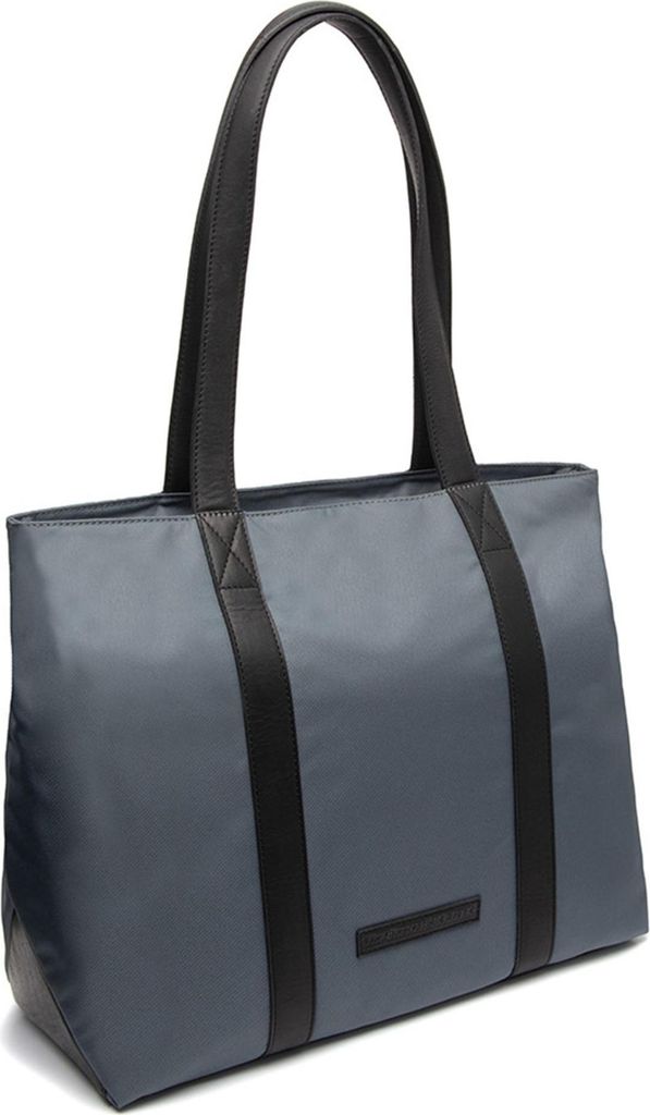 The Chesterfield Brand Laptoptasche Schultertasche mit Laptopfach Otta Shopper Light Grey blaugrau