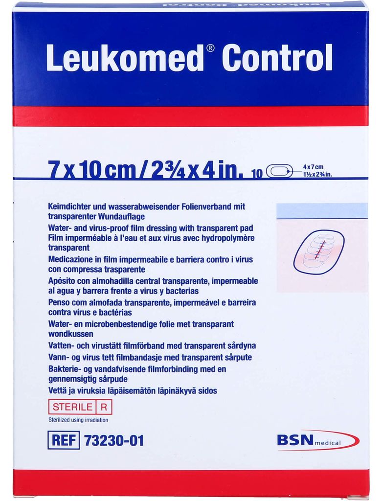 Leukomed Control 7x10cm, 10 St PFL Produktbild 