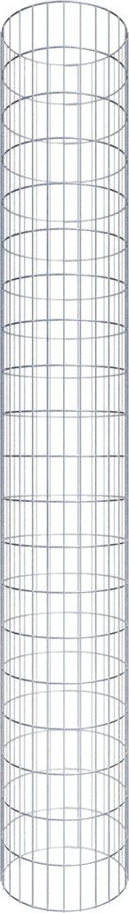 Gabionensäule rund 42 cm Durchmesser, 200 cm Höhe, Maschenweite 5 cm x 10 cm