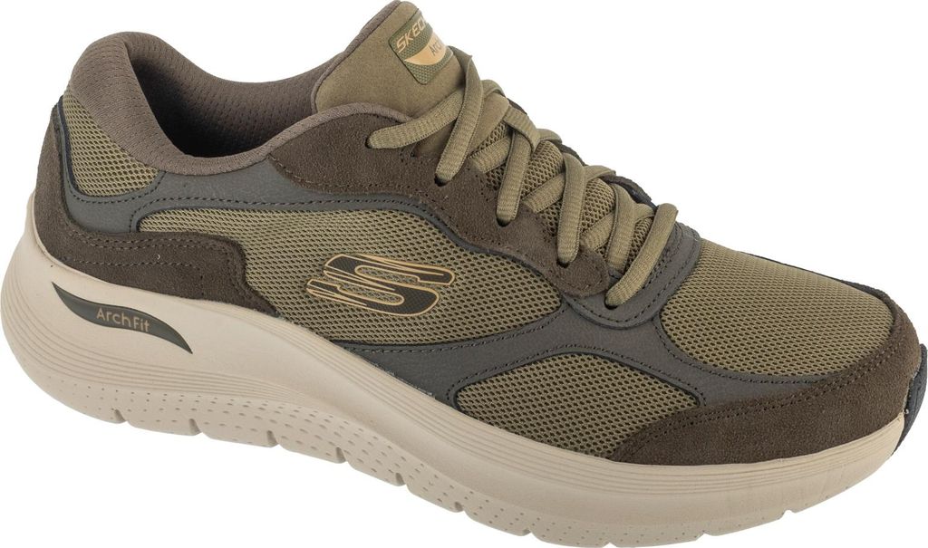 Skechers WIP 232702/OLV in Green color size 45