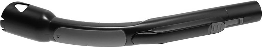 A black vacuum cleaner handle attachment is shown against a white background.