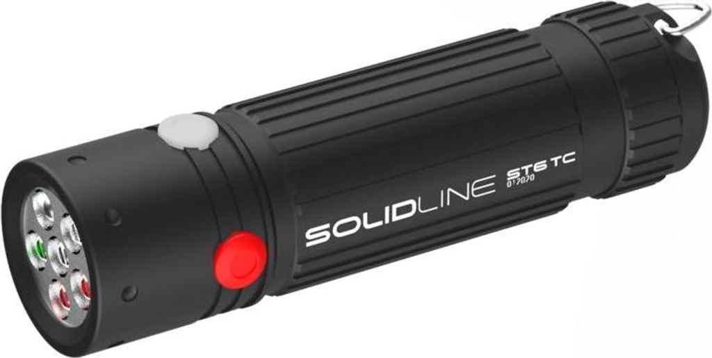 Solidline ST6TC Taschenlampe schwarz, bis zu 50 lm, 35m Produktbild 