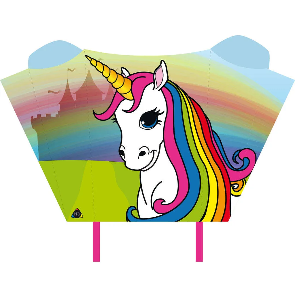 Cerf-volant monoplace HQ Sleddy Unicorn pour enfant - Voile 43x33 cm