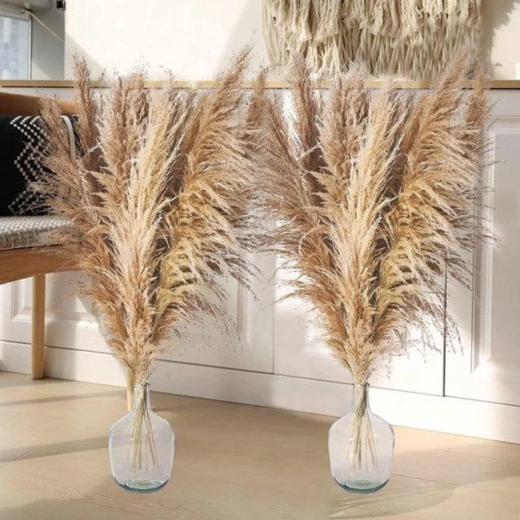 Grand bouquet fleurs séchées 120 cm - Décoration mariage durable XXL