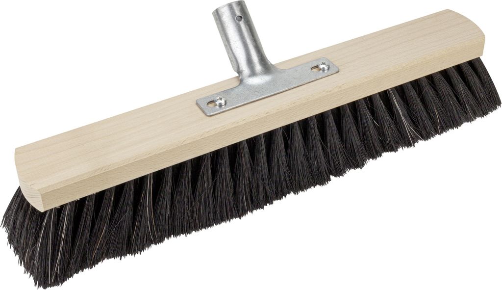 Saalbesen Haarmischung 40cm m.Metallstielhalter