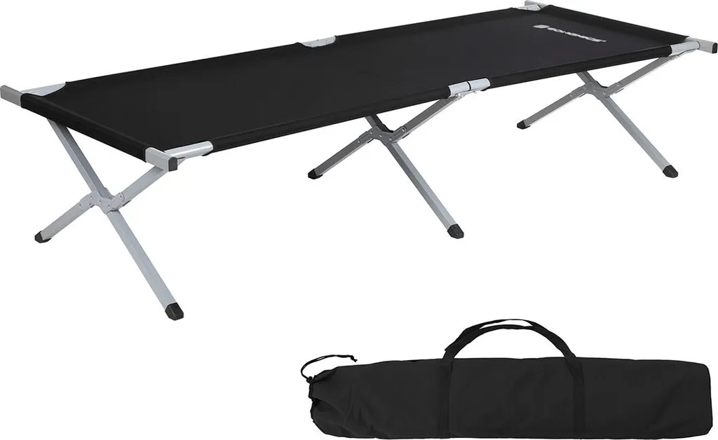Lit de camping pliable ultra léger en aluminium avec toile tendue Oxford