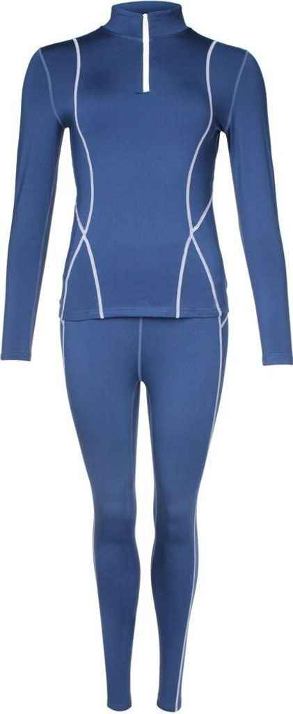 Women Warm Damen-Thermounterwäsche meerblau, L