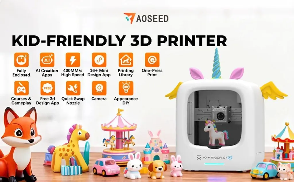 Mini Imprimante 3D éducative V4.0 - Vitesse rapide et Bluetooth - Blanc - 9